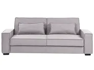 Schlafsofa 3-Sitzer AROLE Stoff Grau_1056631