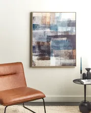 Canvas PULSANO 83 x 103 cm Abstraktes Muster Bunt_891125