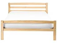 Bed Pine Wood ECHALLON 120 x 200 cm (EU Small Double) Light Brown_1113329