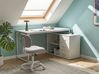 Bureau d'angle SOGNE 140 cm 100 cm Blanc