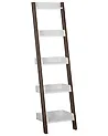 Regal mit 5 Ebenen MOBILE DUO 166 cm Braun / Weiß