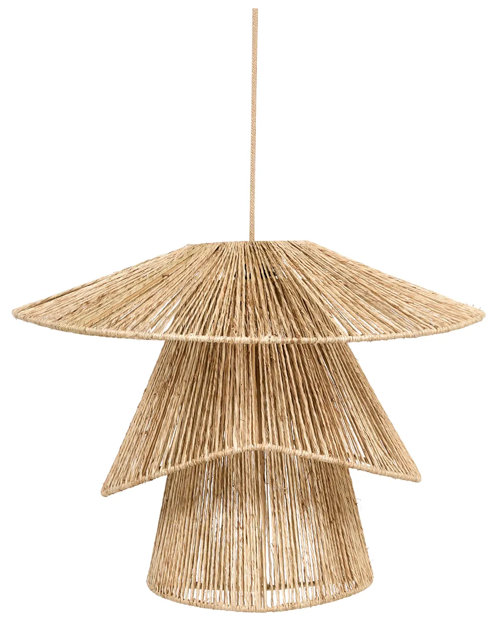 Hängeleuchte BEDAS Jute Naturfarben