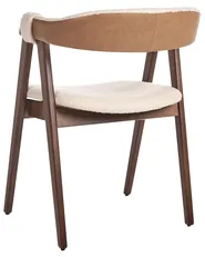 Esszimmerstuhl 2er Set DAY Bouclé Dunkelbraun / Beige_949152