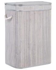 Laundry Basket KALUTARA Bamboo Grey_849897