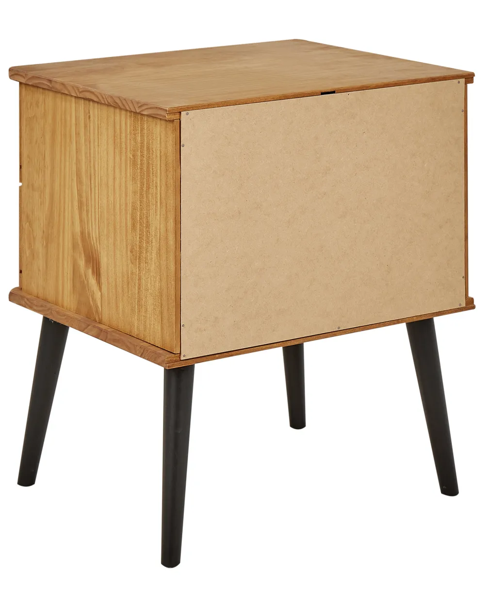 Nachttisch mit 2 Schubladen TIMMINS Kiefernholz Braun_936598