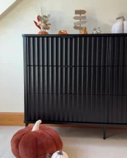 6 Drawer Chest GLASTONBURY Black_1023762