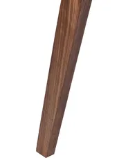Set of 2 Dining Chairs LUCINDA Wood Dark Brown_949118