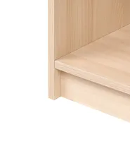 Bücherregal mit 5 Ebenen ZEHNA 197 cm Hellbraun_1026452