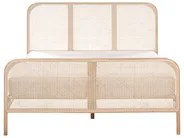 Bed Pine Wood GONFARON 160 x 200 cm (EU King Size) Light Brown_977115