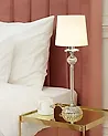 Tischlampe KUBENA Metall Weiß