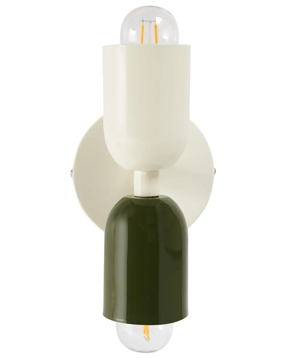 Wandlampe 2er Set TOPI Metall Cremeweiß_987481