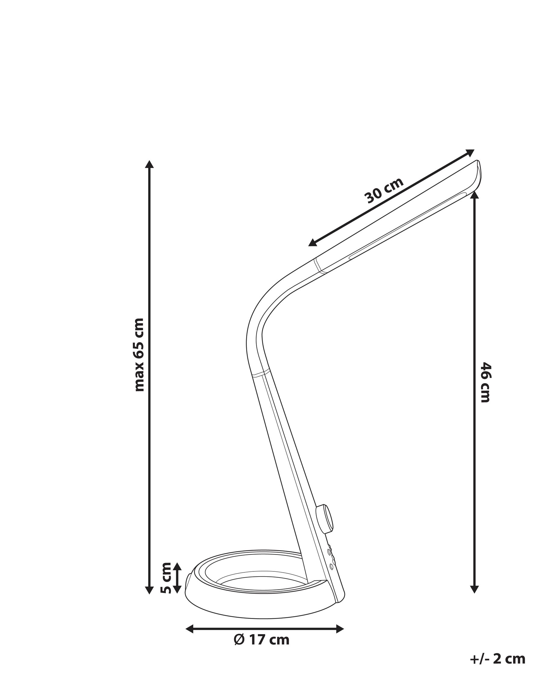 LED Schreibtischlampe CANOPUS mit USB-Anschluss Schwarz_1018940