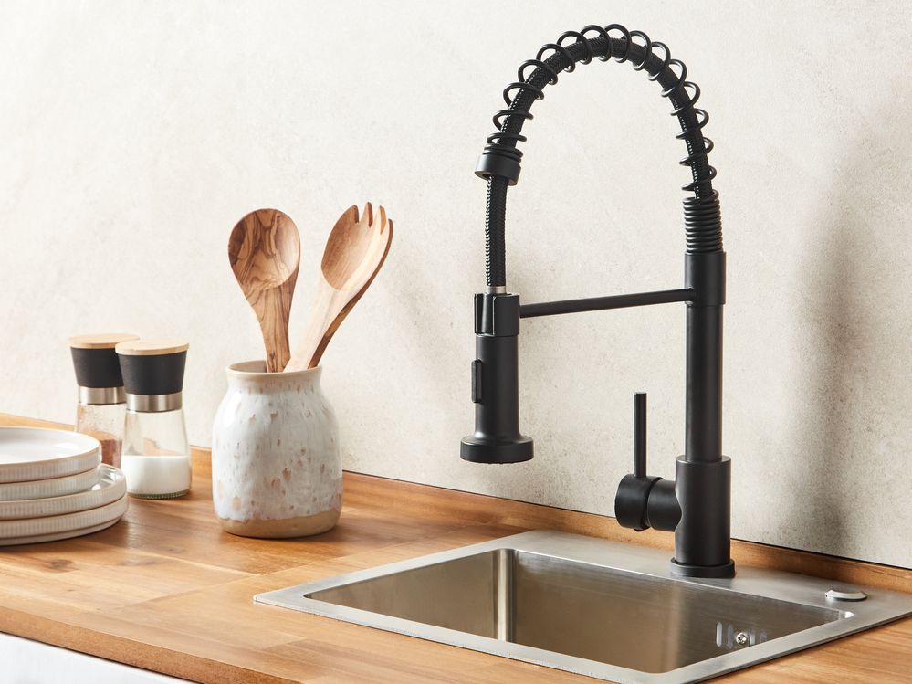 Kitchen Spring Coil Tap MAIHUE Black