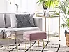 Polsterbank mit Stauraum ODESSA Samtstoff Rosa