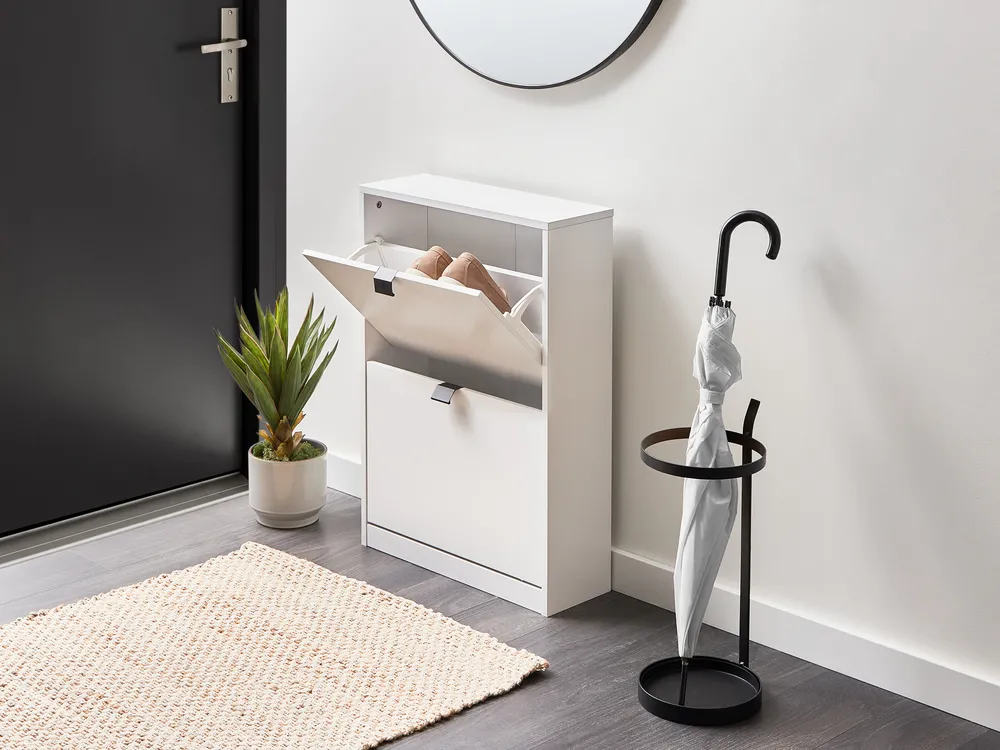 Shoe Storage Cabinet HOBART White_996064