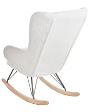 Schaukelsessel LUOMA Bouclé Cremeweiß_974529