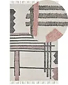 Teppich MURADIYE Beige 140 x 200 cm Baumwolle
