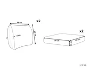 Outdoor Kissenbezug Set GARGANO Hellbeige_981943