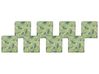 Gartenstuhlkissen 8er Set SASSARI 46 x 46 cm Hellgrün