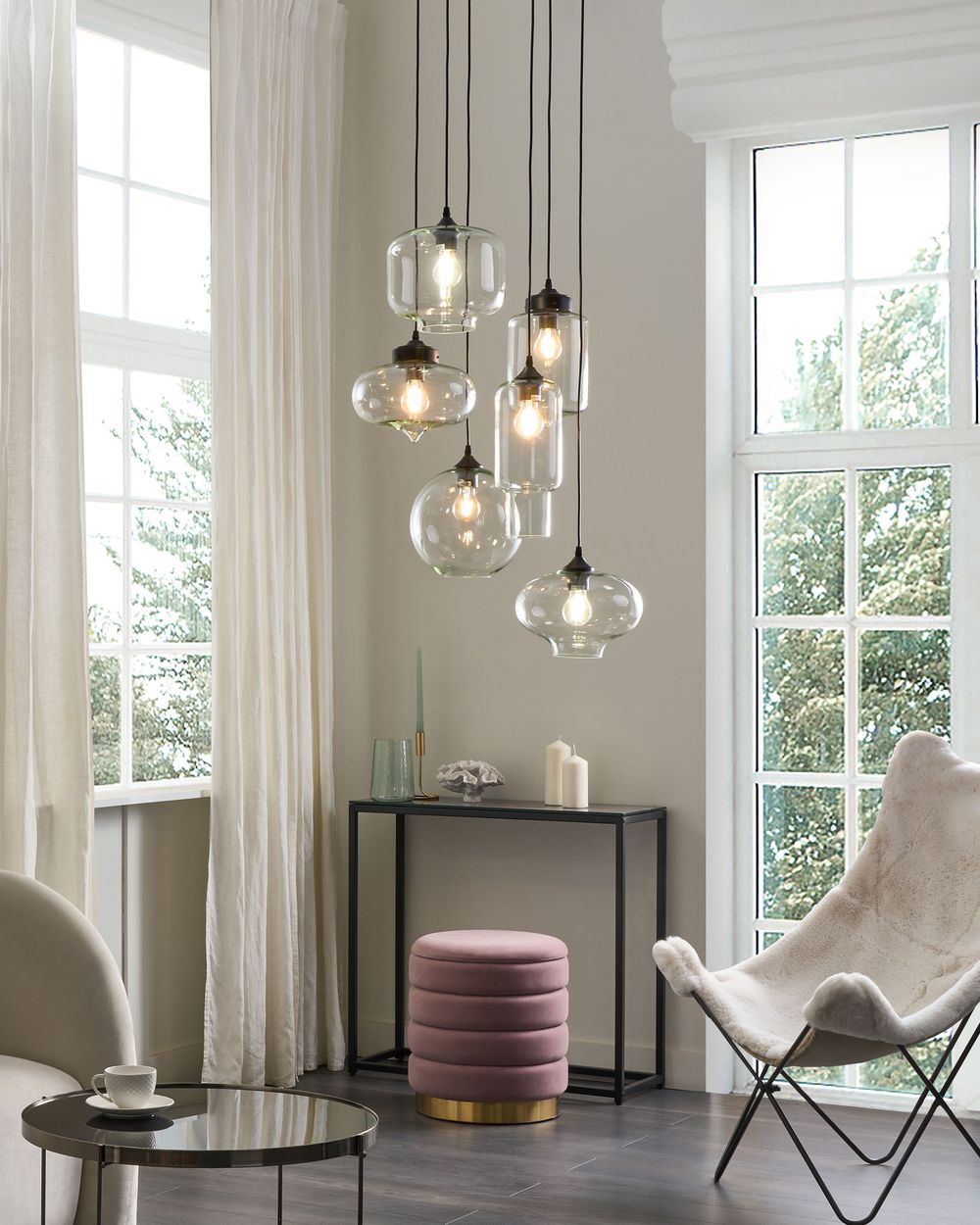 Hanglamp BEMBOKA Glas Transparant