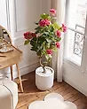 Kunstpflanze HORTENSIUM 120 cm Rot