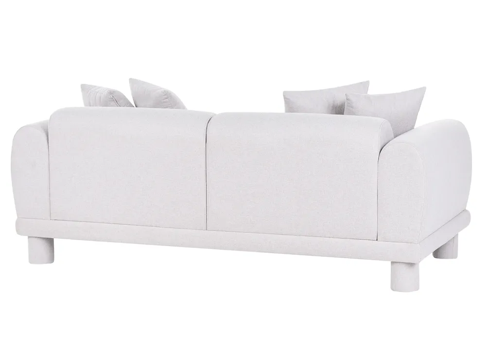 Sofa 3-Sitzer PORI Stoff Hellgrau_1059997