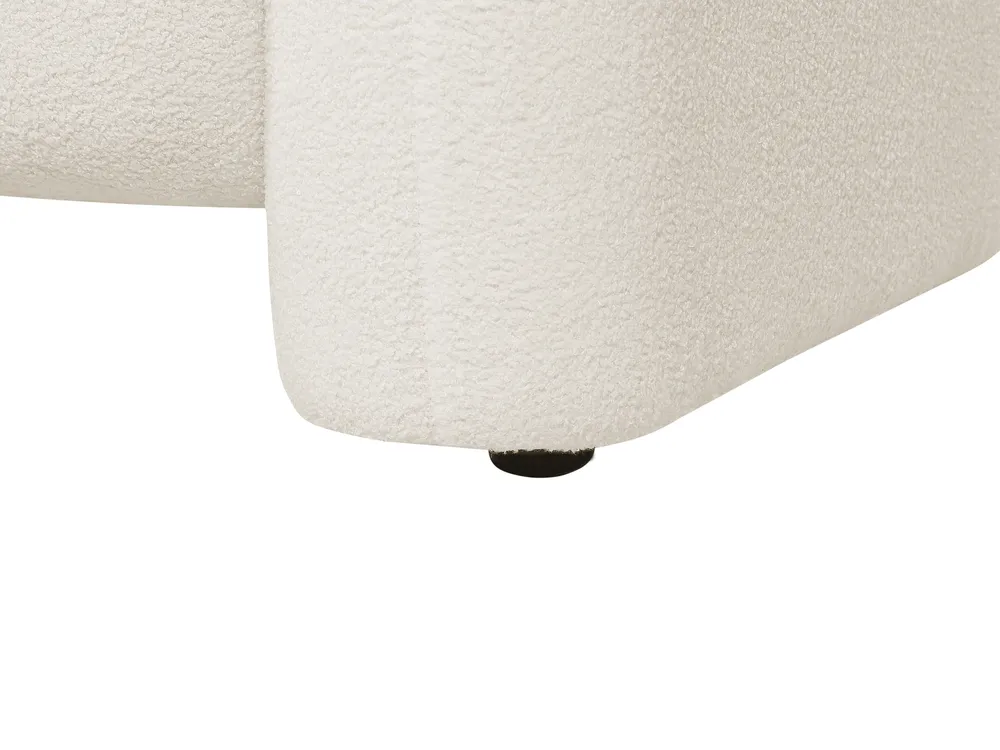 Living Room Set 4 Seater LEIREN Boucle White_920834