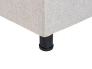 Verstellbares Bett ohne Kopfteil Stoff DUKE 80 x 200 cm Beige_951704