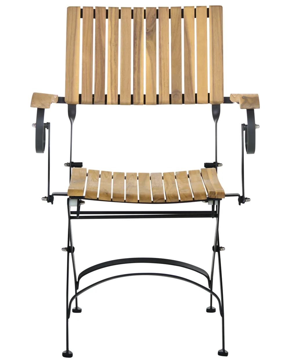 Gartenstuhl 2er Set LASCARI Akazienholz Hellbraun_1074233