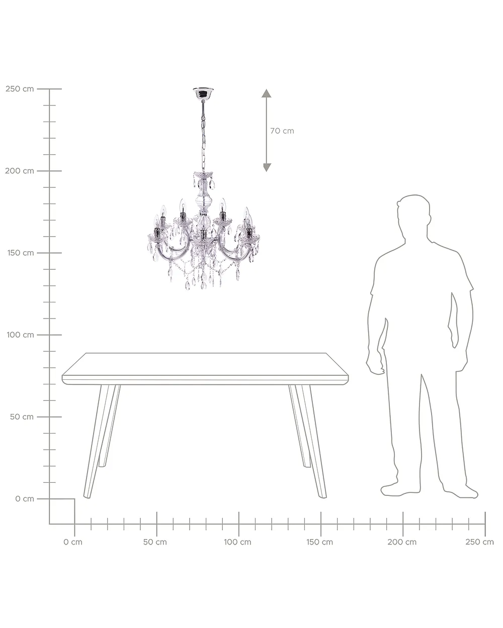 Chandelier KALANG L Transparent_1164420