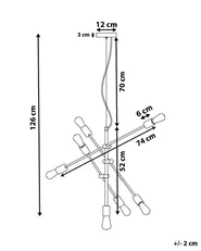 Hängeleuchte CREMERA Metall Messing_691394