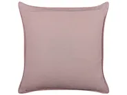 Dekokissen 2er Set ROMNEYA 45 x 45 cm Samtstoff Rosa Blumenmuster_838220