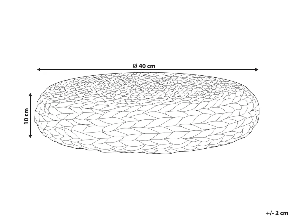 Pouf WAHOO Wasserhyazinthe Beige_825263