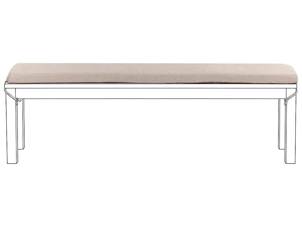Bankauflage TUSCANIA 157 x 34 cm Beige