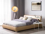 Waterbed Leather PARIS 140 x 200 cm (EU Double) Gold_757286