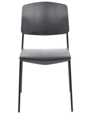 Esszimmerstuhl 4er Set ASTORIA Schwarz_868253