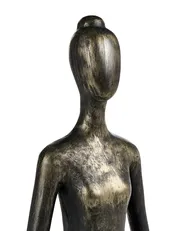 Garden Statue YOGHINA Woman Black/ Gold_1150427