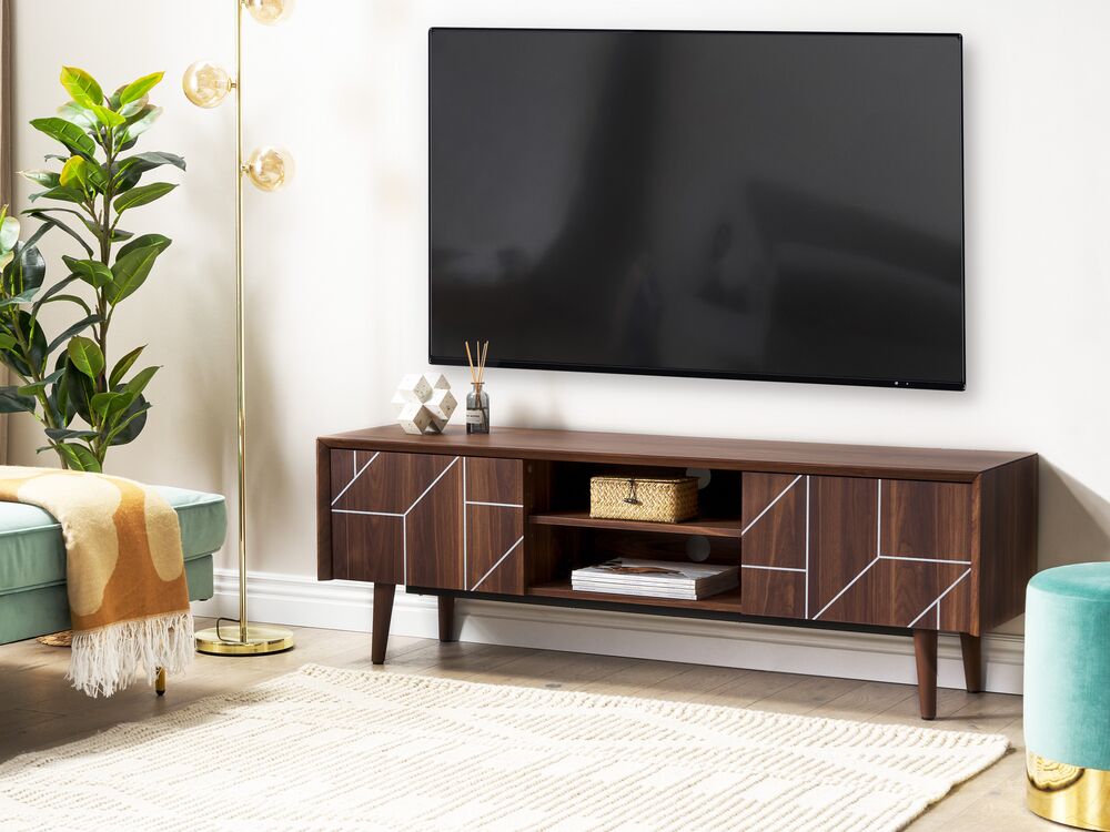 TV Stand FRANKLIN Dark Brown