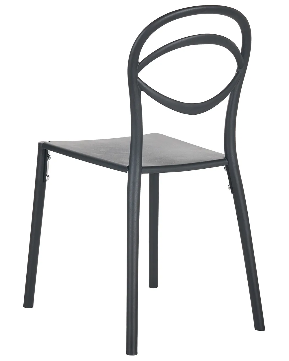 Gartenstuhl 4er Set COVOLO Schwarz_1017291