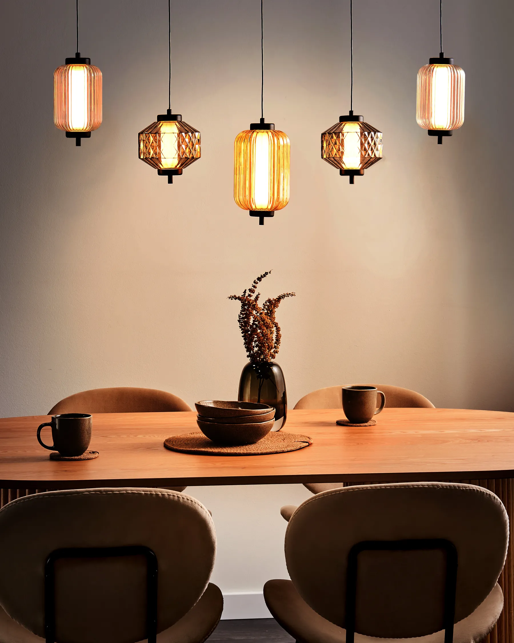 LED Hängeleuchte SULLANE LED Glas Bunt_948801