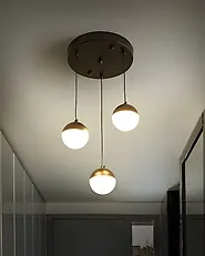LED Hängeleuchte ANKOBRA Metall Schwarz_1185149