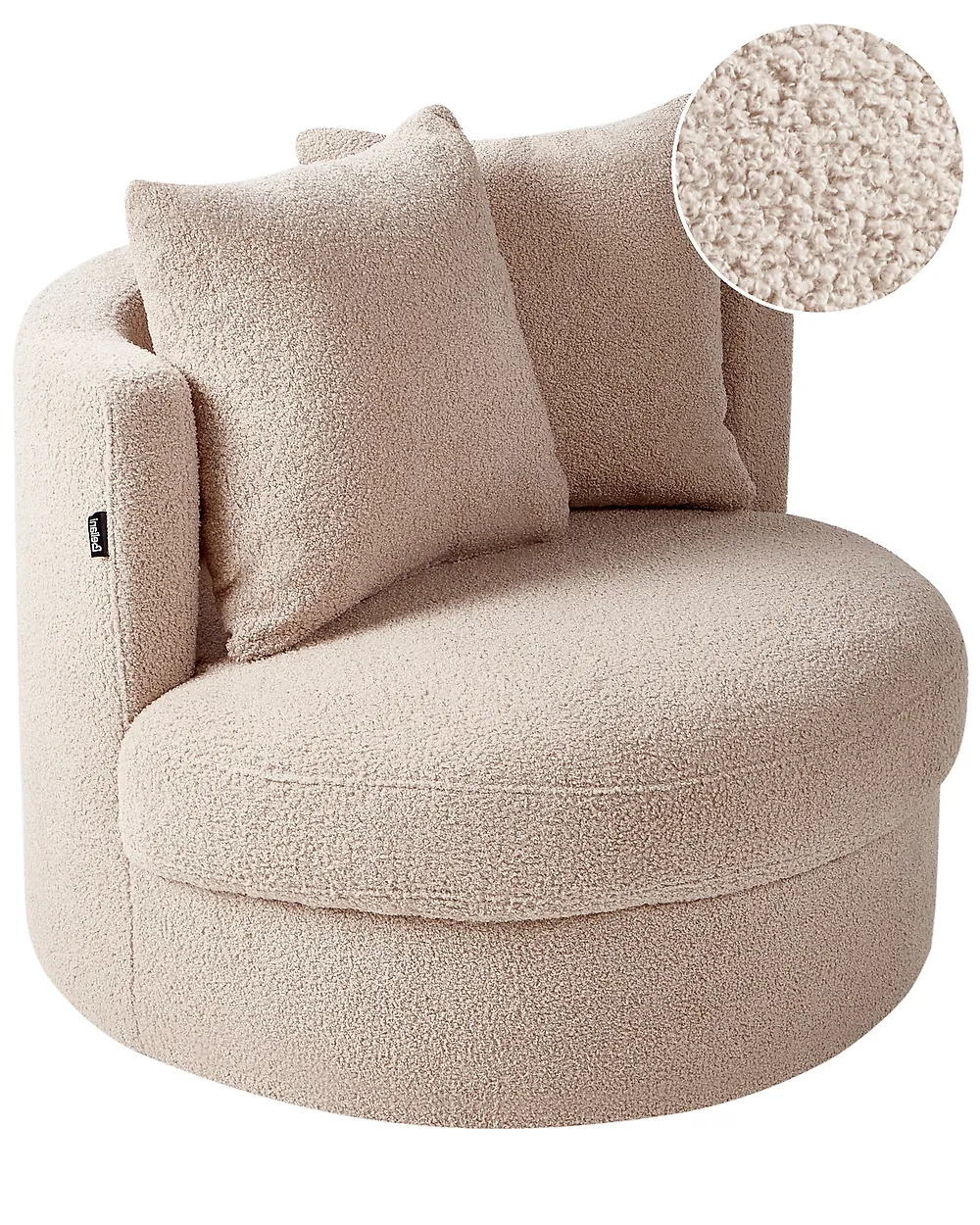 staubsaugerbeutel-finder dm Wäschepuff mit Deckel, Korbgeflecht, innen Leinensack beige, 41x41cm, Höhe: 67cm Menge:1 STÜCK BLAU