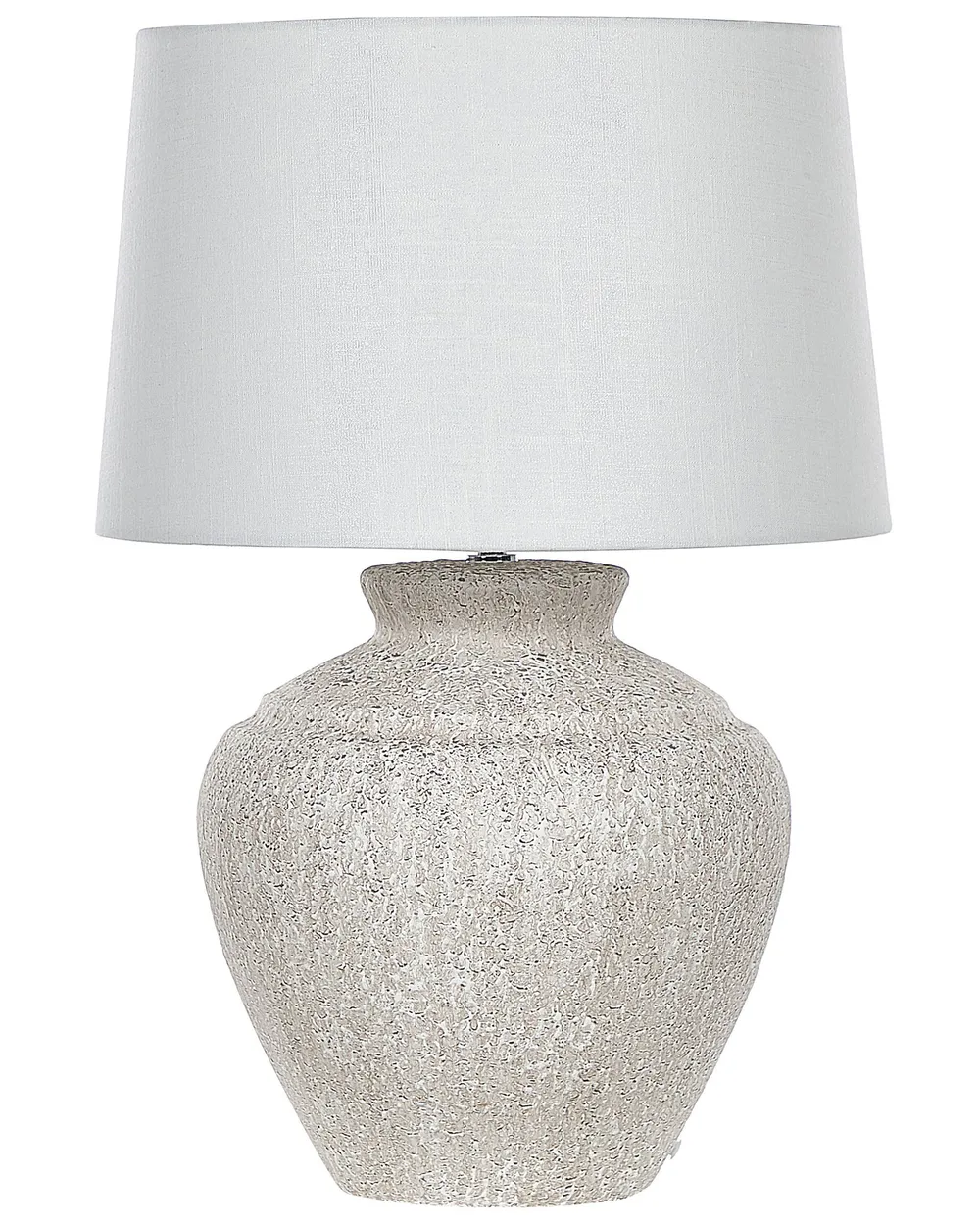 Tischlampe CAINE Keramik Hellbeige
