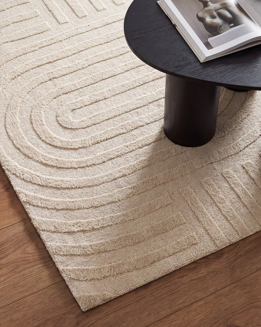Teppich MASTUNG Beige 200 x 300 cm Wolle_1132023