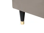 Boxspringbett mit Stauraum DAME Samtstoff Taupe 180 x 200 cm_1004908