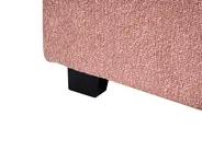 Bett mit Lattenrost Stoff VAUCLUSE 180 x 200 cm Pastellrosa_976959