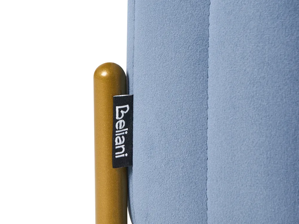 Hocker UTAH Samtstoff Blau_1046990