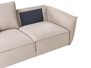 Sofa 3 Seater KUNES Fabric Taupe_1013117
