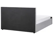 Bett mit Stauraum AMIENS Stoff Hellgrau 180 x 200 cm_976225
