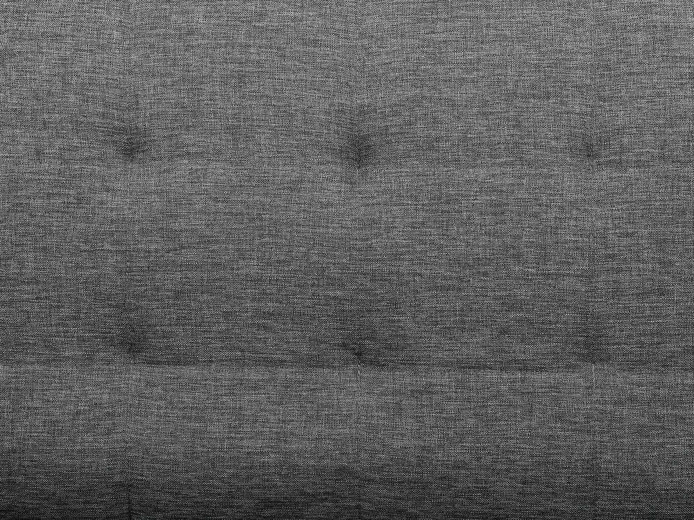 Schlafsofa 3-Sitzer VEHKOO Stoff Dunkelgrau_719306